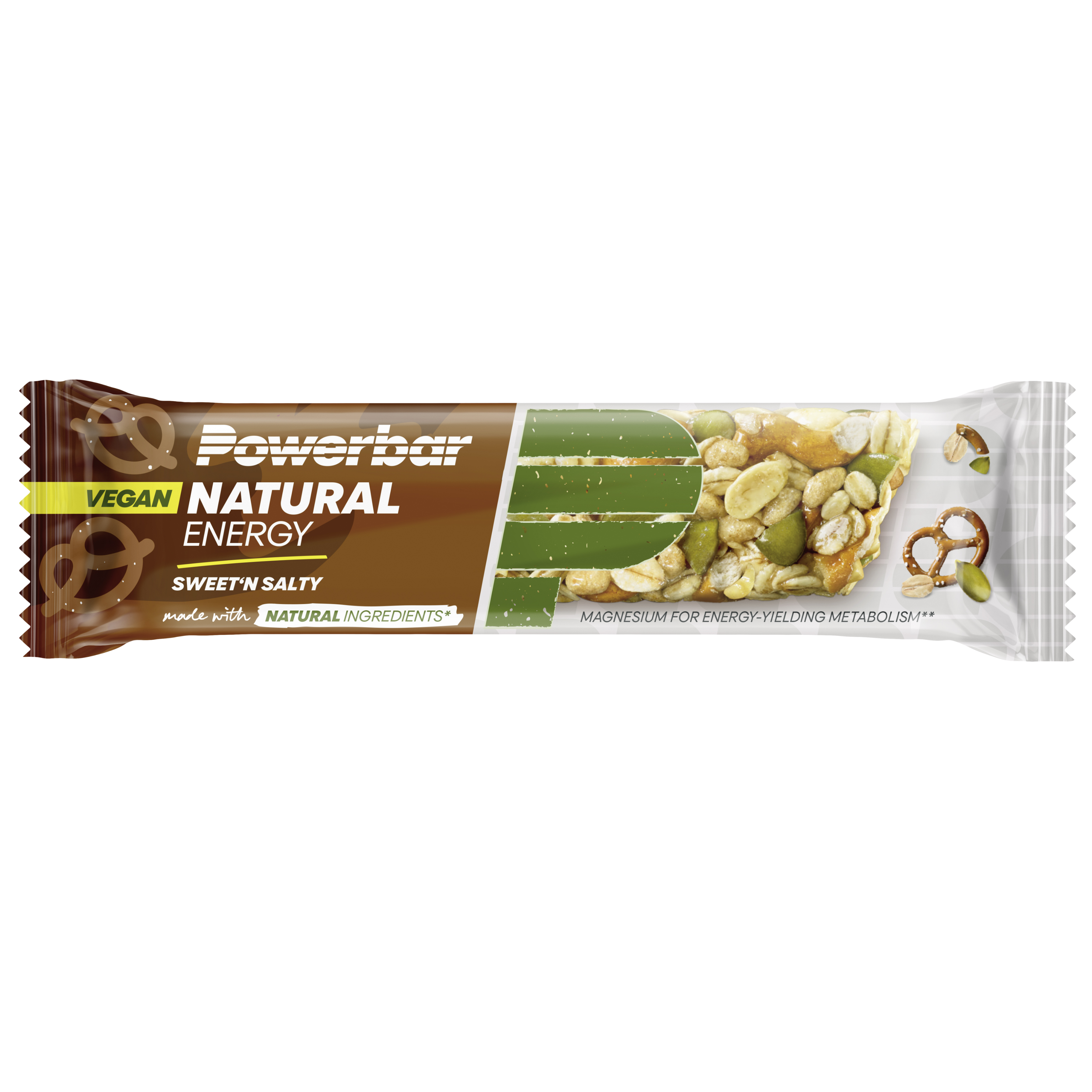 PBNaturalEnergySweetnSalty40g POWERBAR® NATURAL ENERGY CEREAL - Bye bye la fatigue !
Vous êtes encore sur route et recherchez un en-cas naturel pour vous stimuler ? Si oui, la barre Natural Energy Cereal vous aidera à recharger vos batteries pour votre prochaine aventure. Contenant de précieux glucides, elle aide à satisfaire les besoins accrus en énergie. Cette barre contient des ingrédients naturels tels que des flocons d'avoine entiers, et de savoureux morceaux de fruits et fruits à coque en font un produit adapté aux rég