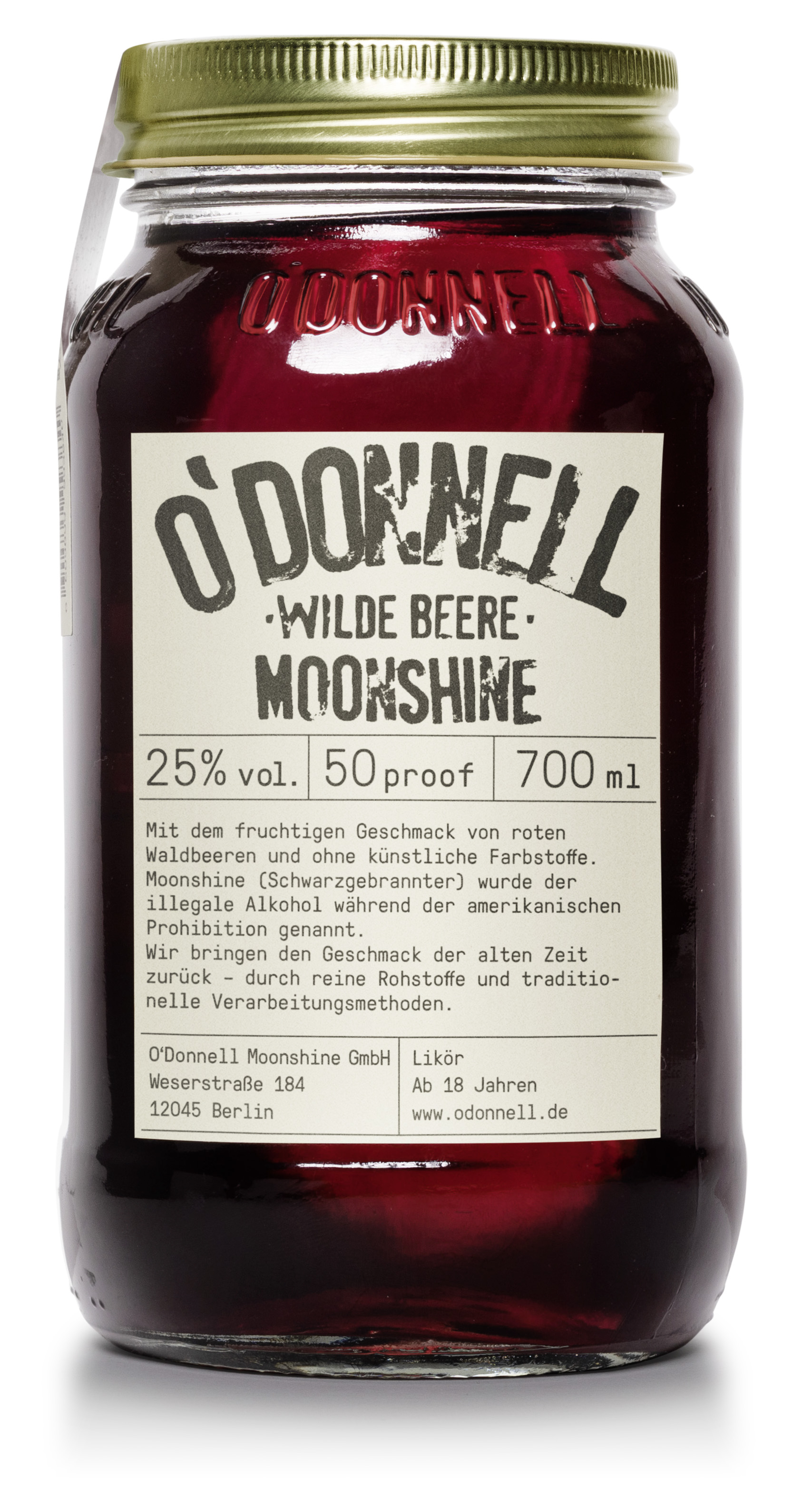 O'Donnell Moonshine WildeBeere 0,7l
