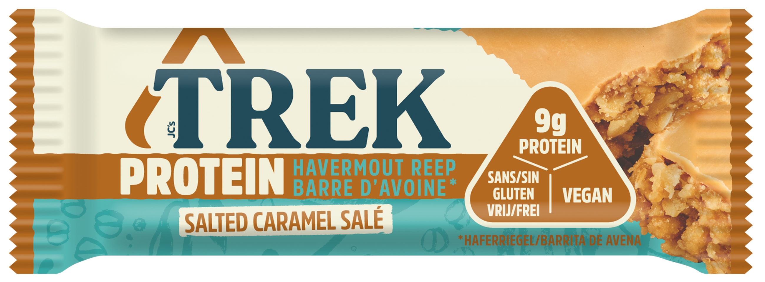 TREK Oat Bar Salted Caramel 50g null