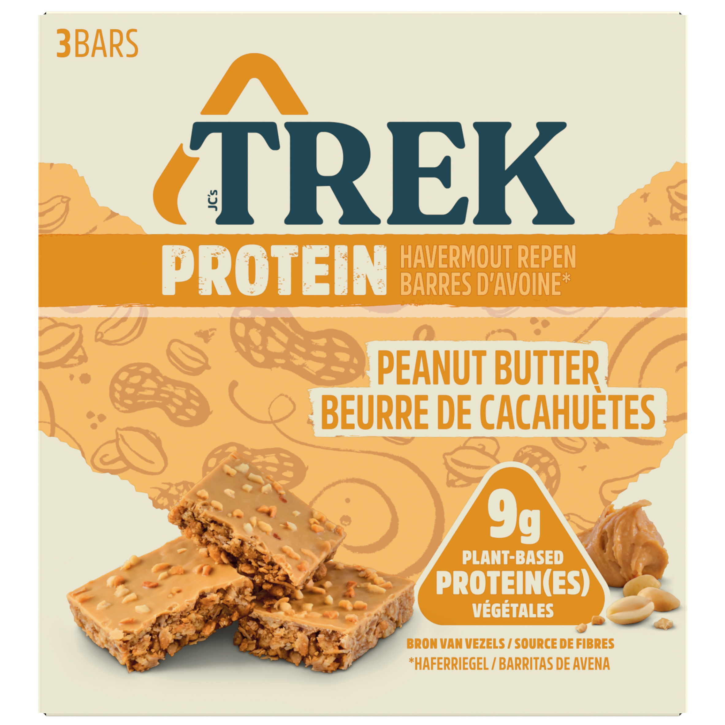 TREK Peanut Butter 3x50g null